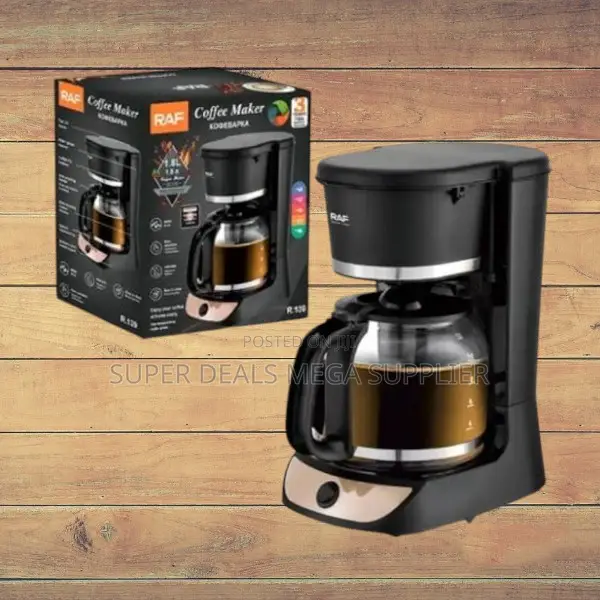 1.8l Electric Coffee Maker 900 Watts Anti Drip, Fast Brew, Easy Clean