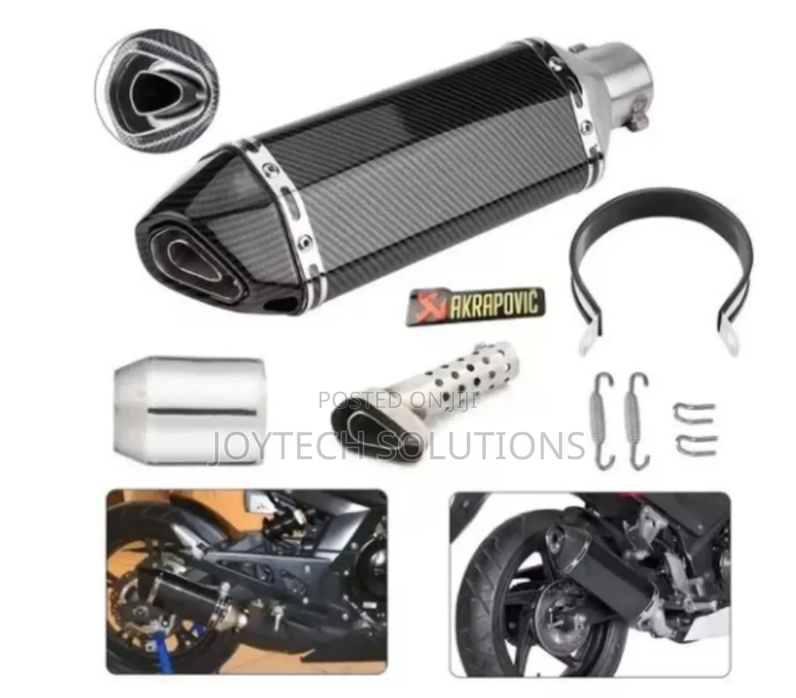 Durable Stainless Steel Motorcycle Exhaust Muffler