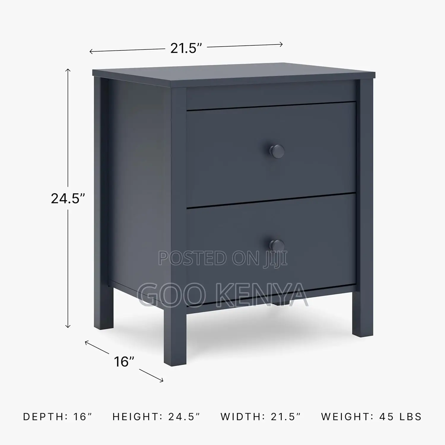 Home Cabinet; Wooden Bedside Cabinet With Multiple Drawers