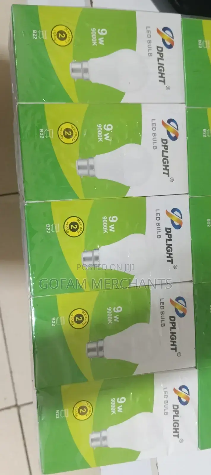 A Pack of 5 Pieces 9watts Dc Bulbs