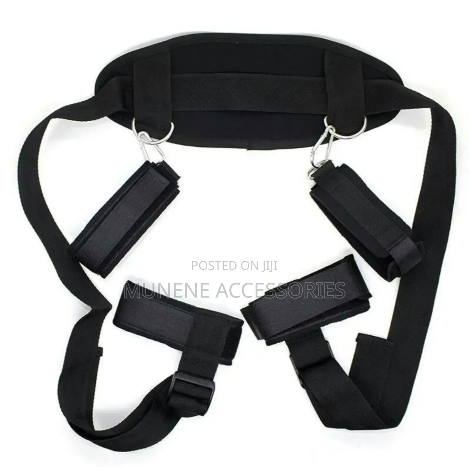 Sex Couple Restraint Bondage Sex Bed Tied Up Kit Neck to Ankle Cuffs