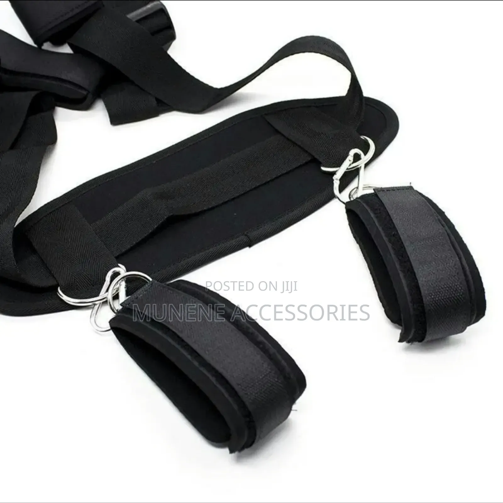 Sex Couple Restraint Bondage Sex Bed Tied Up Kit Neck to Ankle Cuffs