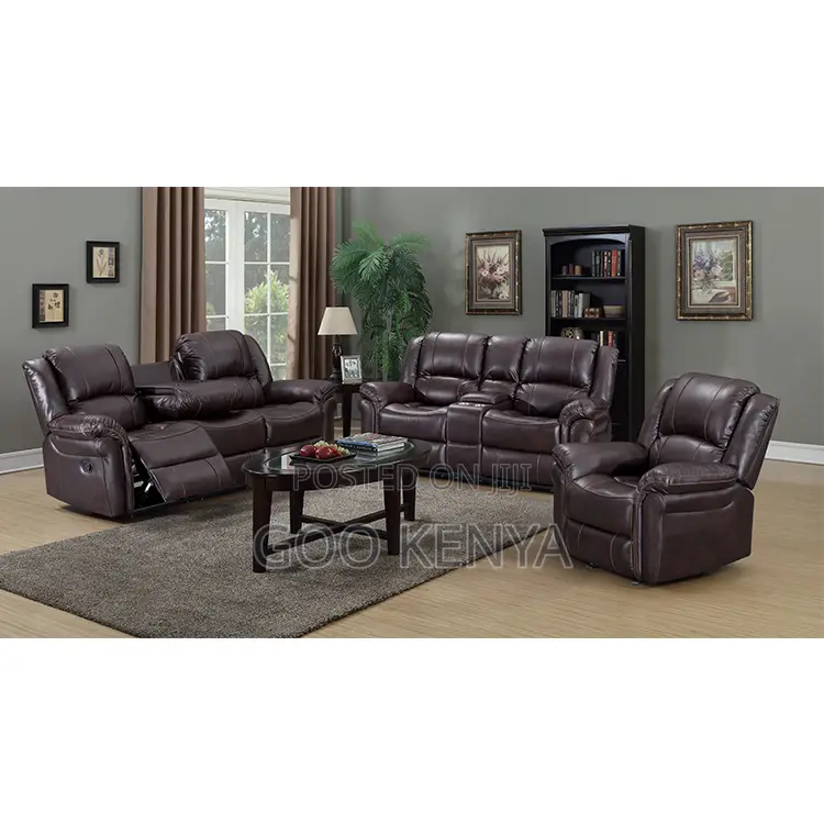 Home Sofa; 6-Seater Premium Modern Modular Recliner Sofa Set