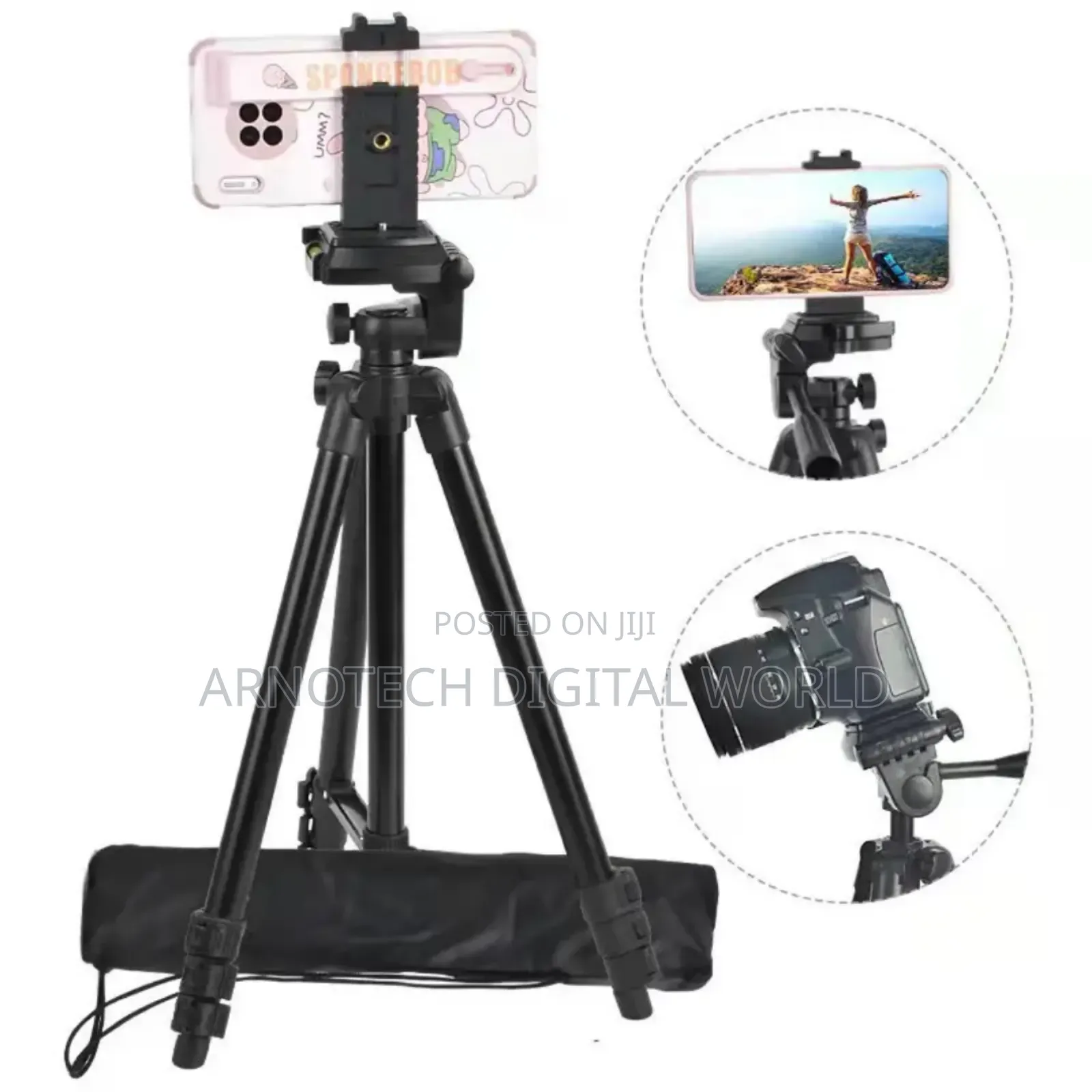 Vlogging Set With Tripod Live Mic