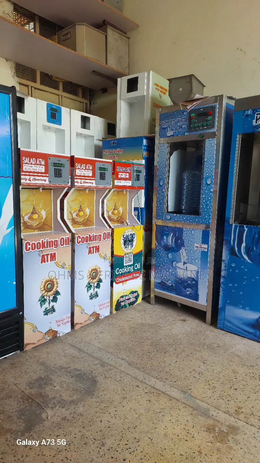 Cooking Oil Machines/Atms/Dispensers