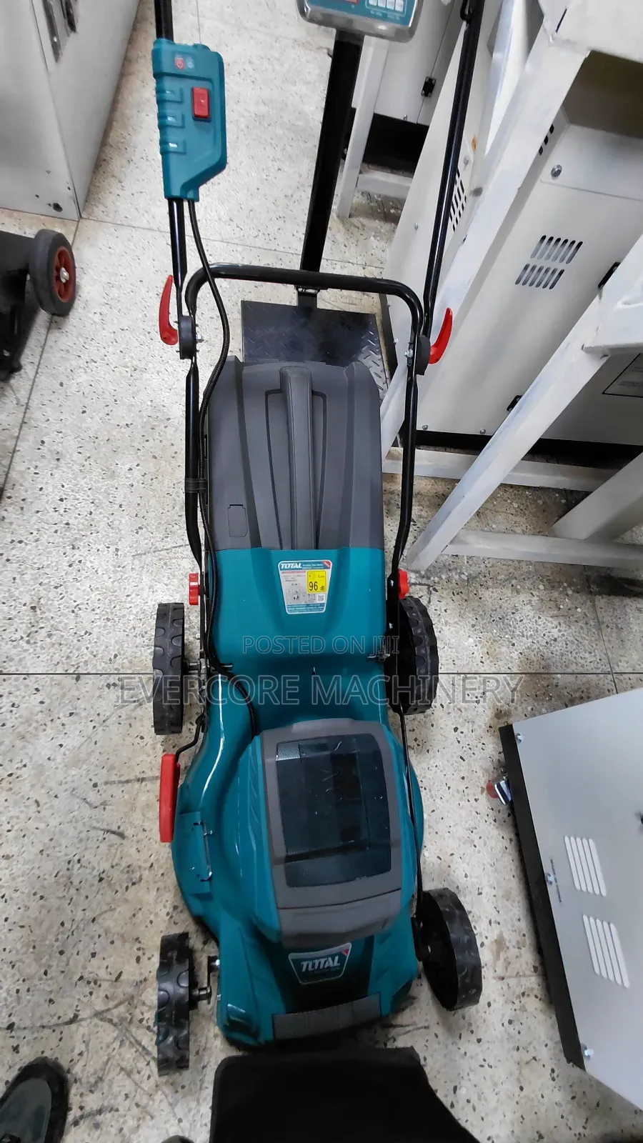 Total Brand Battery Powered Lawn Mower Machine.