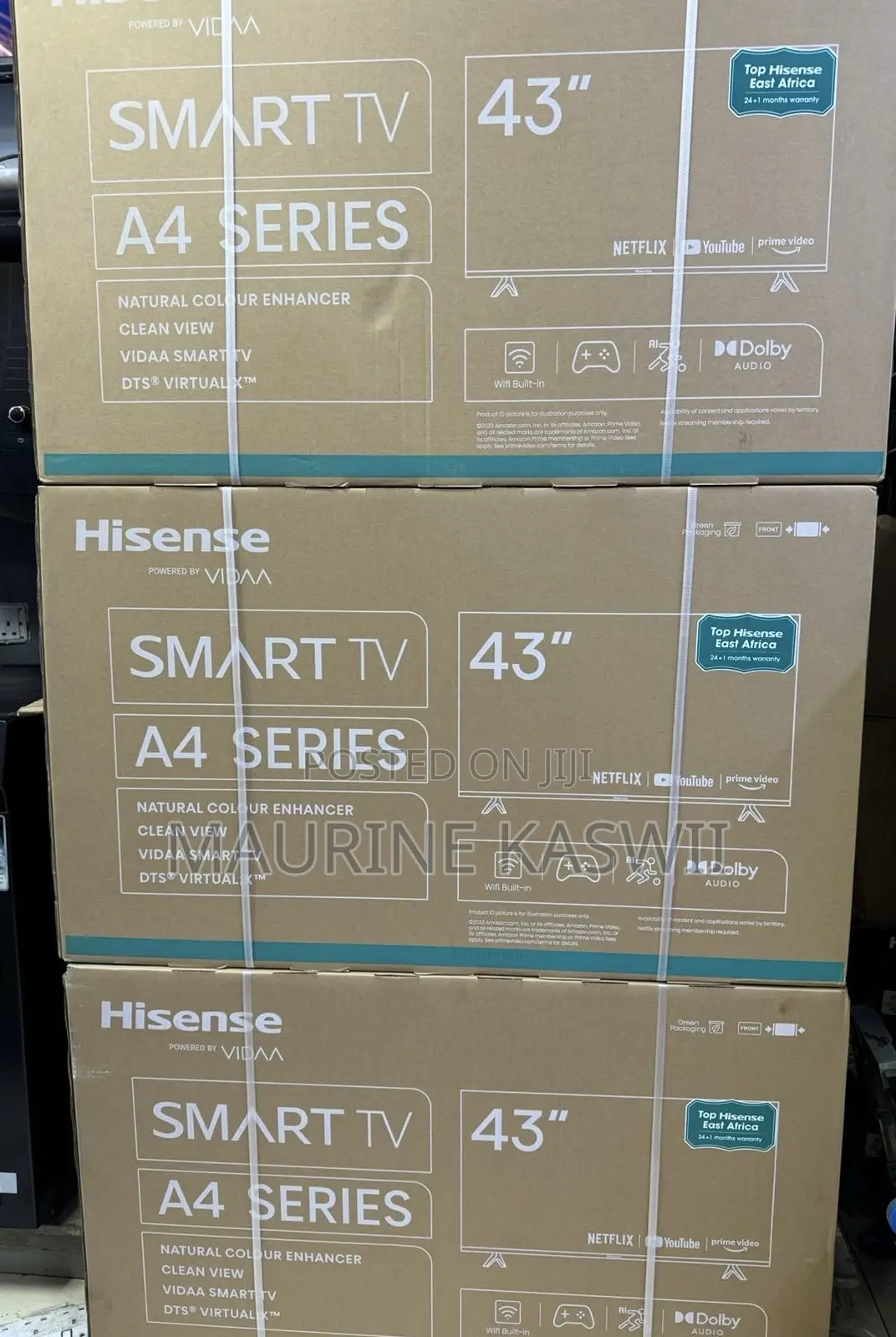 Hisense 43 “ Inch Smart TV A4-2025