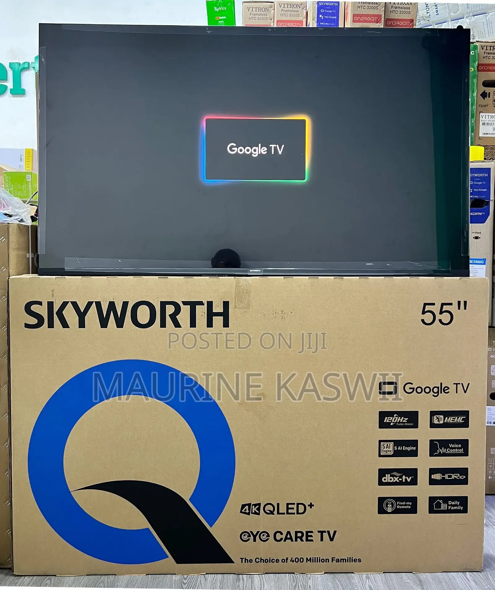 Skyworth 55′′ 55q6500 (New2025)Qled Google