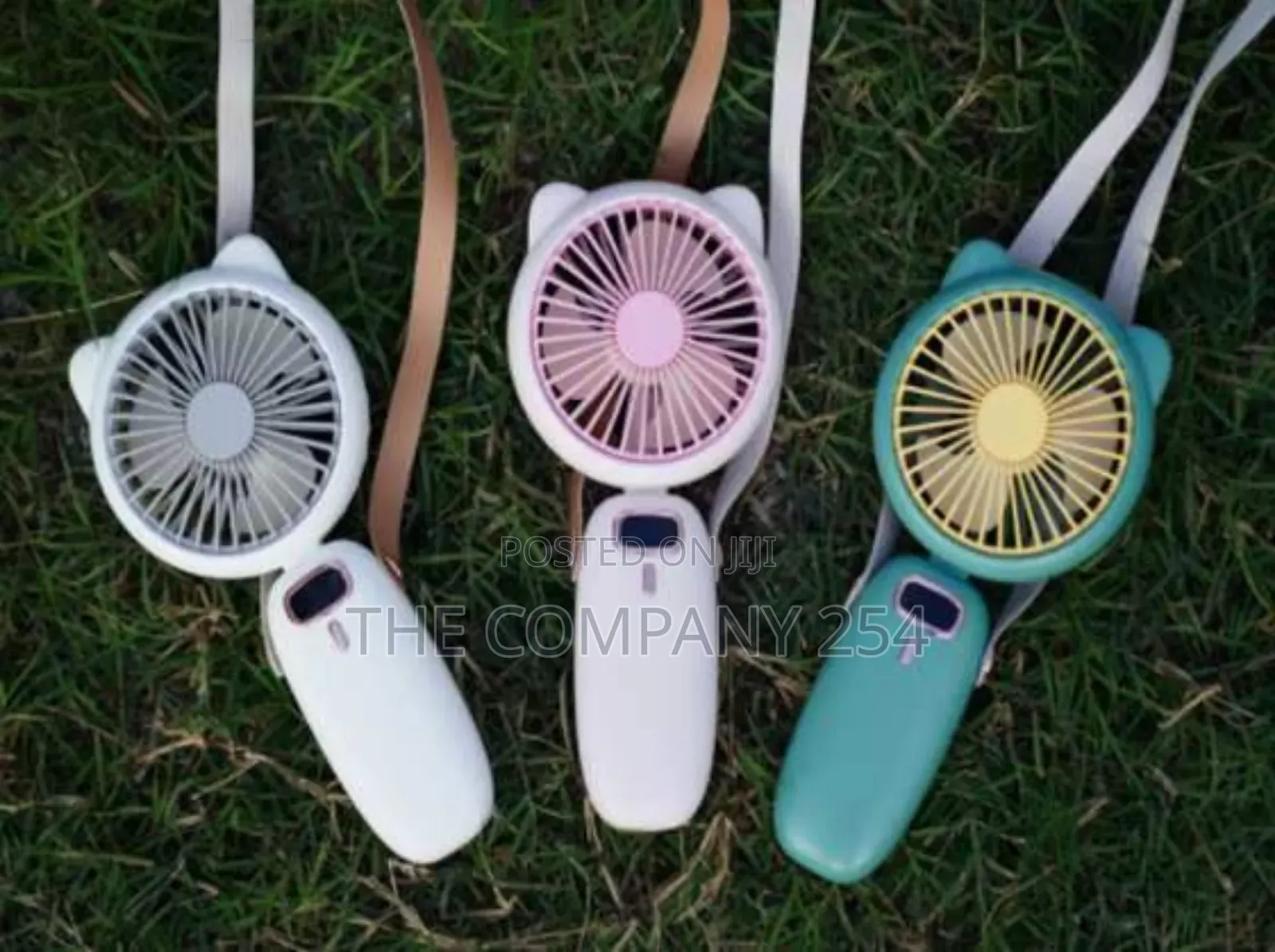 *Mini Folding Electric Fan With Strap, Rechargible And Portable