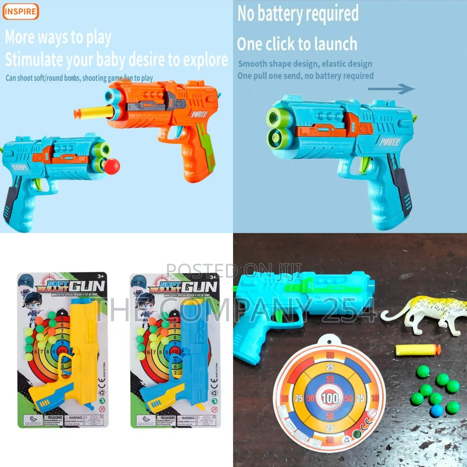 *Kids' Toy Gun With Simulation Structure and Target