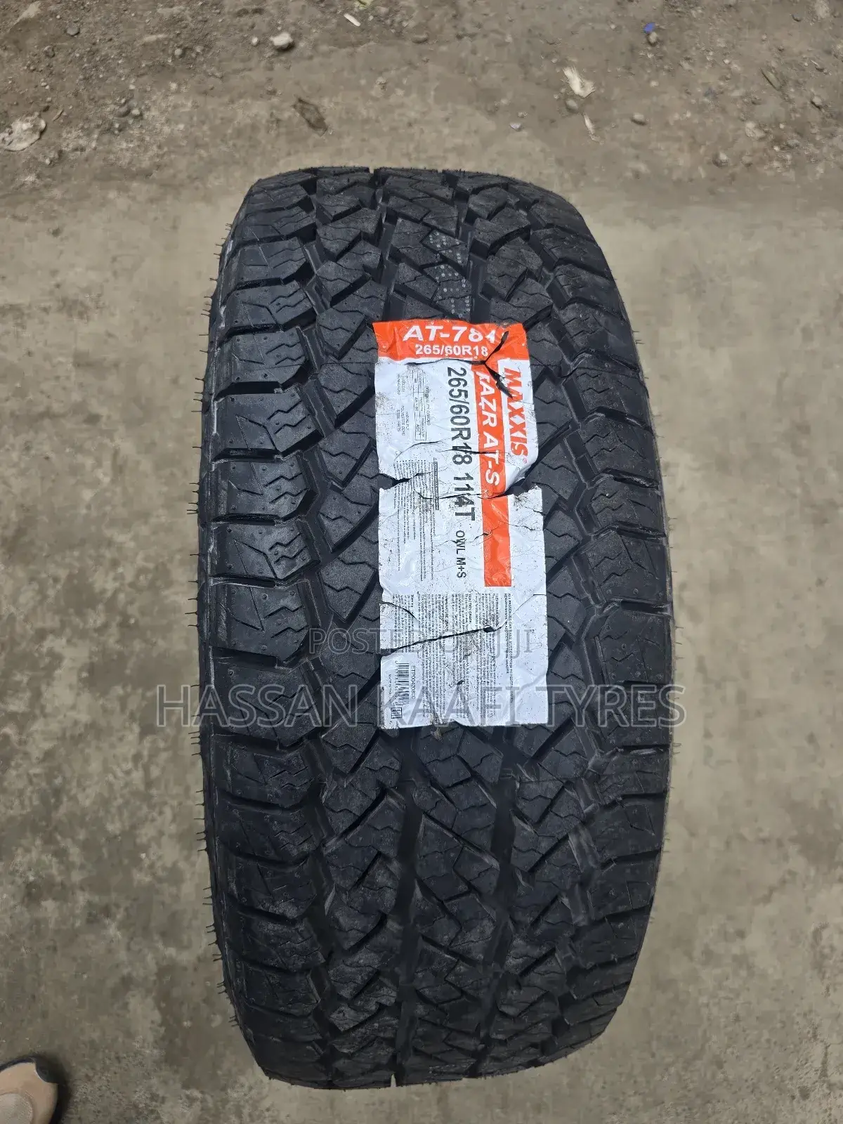 265/60r18 Maxxis a/T 781 (Thailand)
