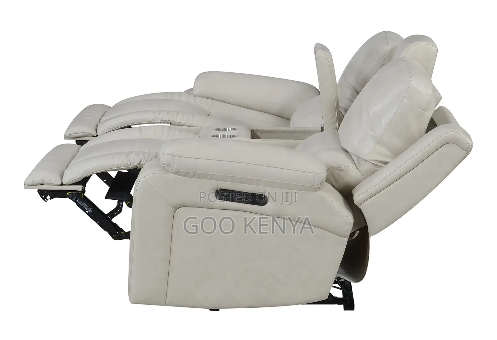 Home Sofas; 5-Seater Home Theater Leather Recliner Sofa Set