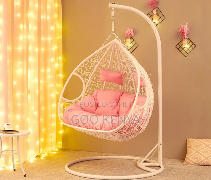 Home Chair; Garden Hanging Rattan Swing for Two Persons