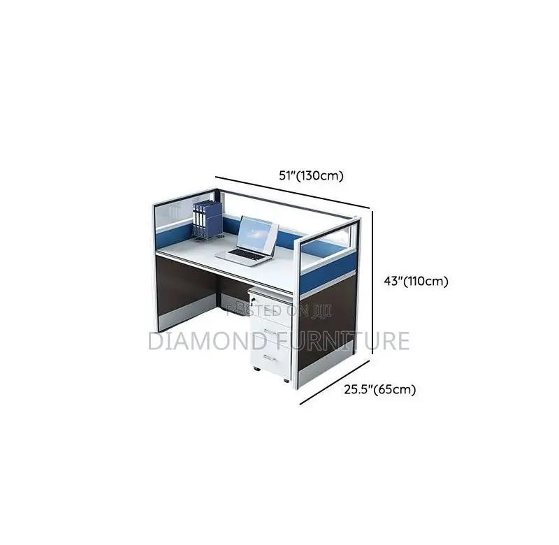 1-Way Modern Modular Office Workstation Desk