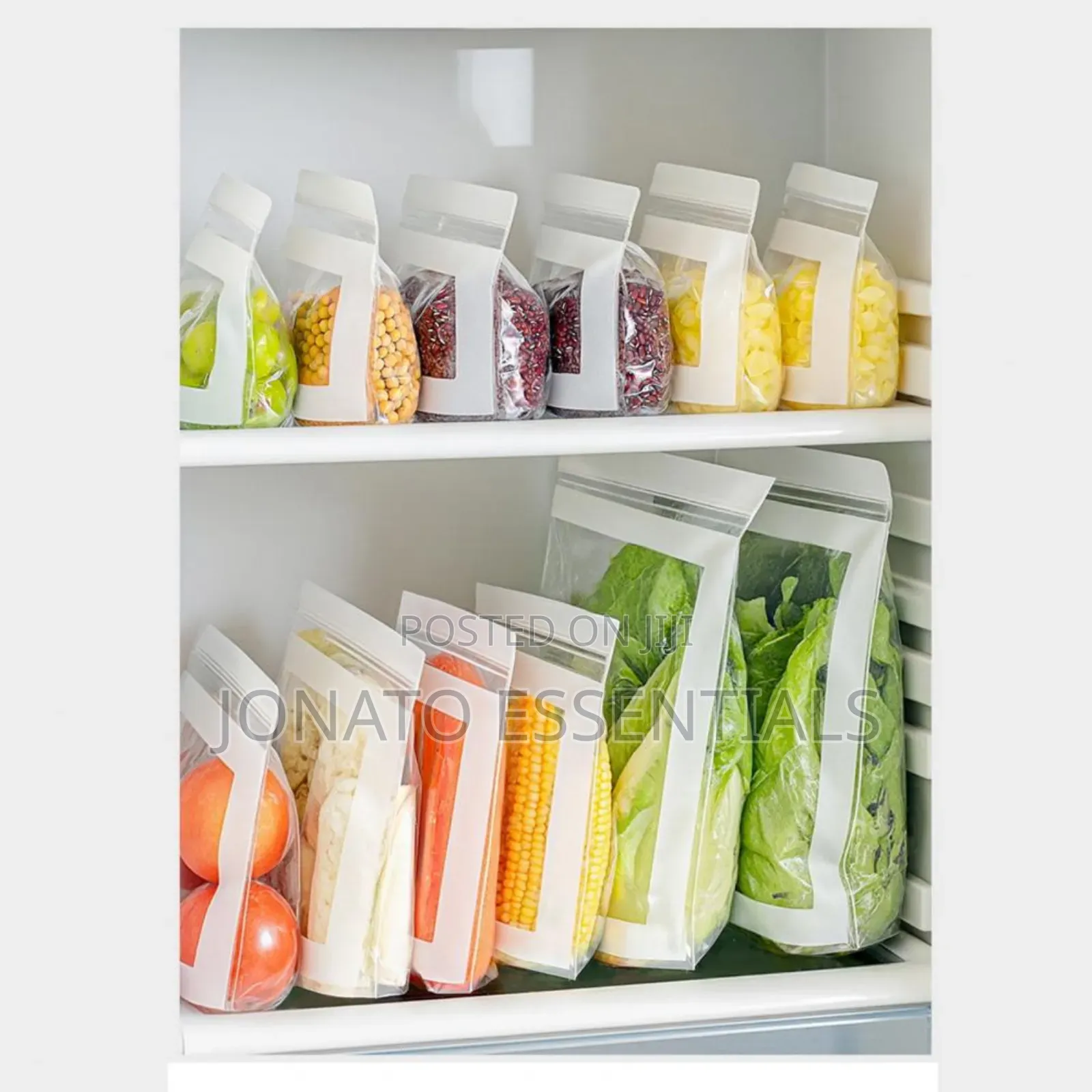 Reusable Food Storage Ziplock Bags for Fridge and Freezer