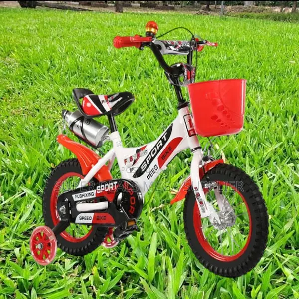 Bike for Kids 2–11 Yrs 12-16 Inch With Water Bottle and Stabilizer Set