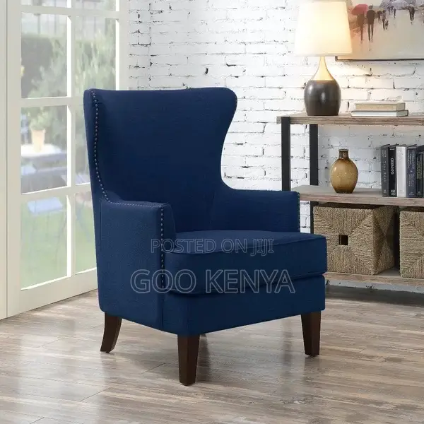 Home Chair; Elegant Fabric Accent Chair for Lounge or Bedroom