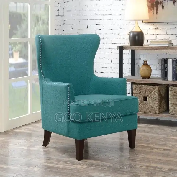 Home Chair; Elegant Fabric Accent Chair for Lounge or Bedroom