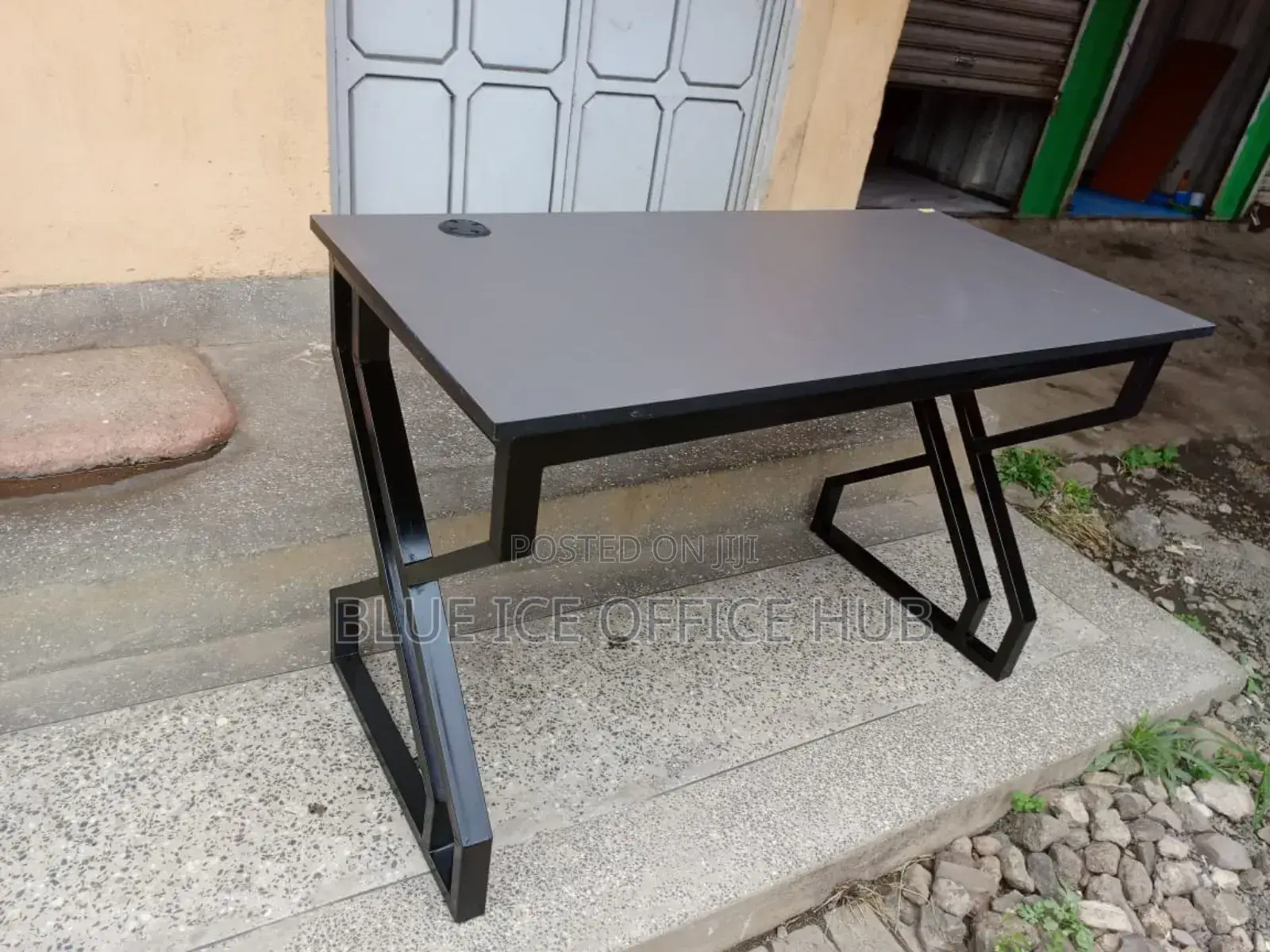 Double Metallic Office Table