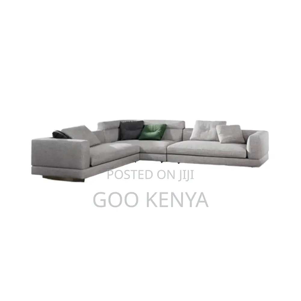 Home Sofa; L-Design Fabric Sectional Sofa for Living Room