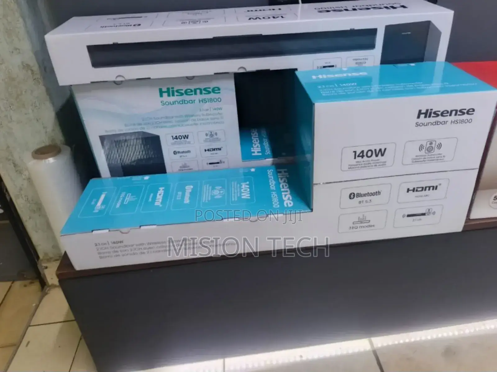 Hisense Hs1800 140w Soundbar | 2.1 Channel Soundbar 
