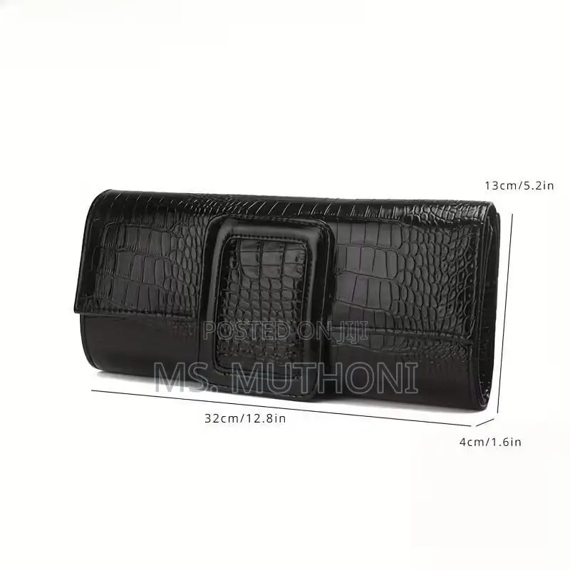 Women's Retro Crocodile Pattern Clutch Bag