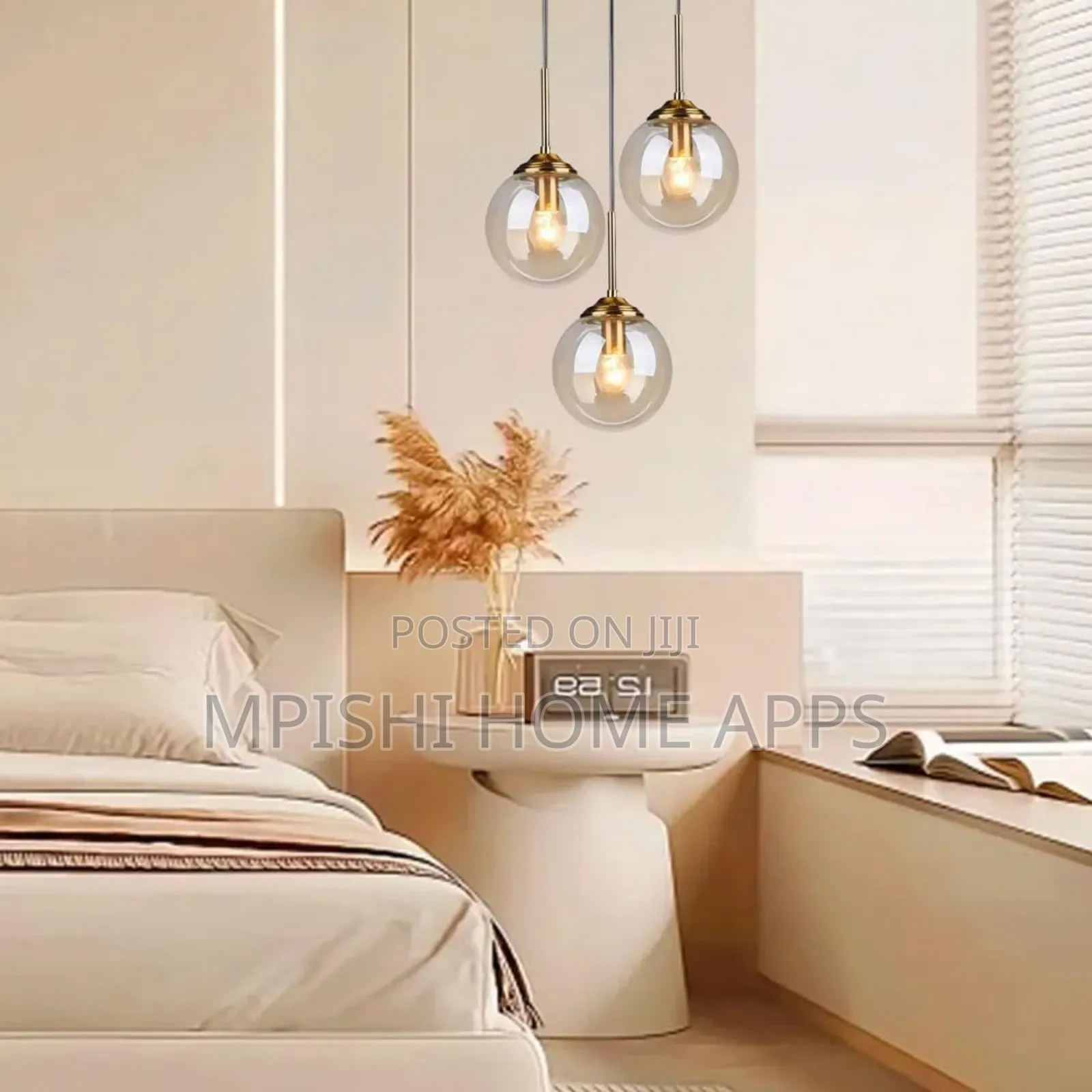3 in 1 Glass Pendant Light