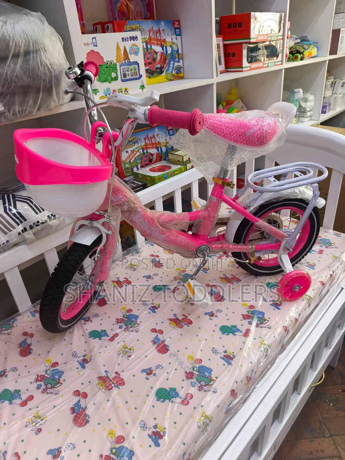Girls Kids Bike – Cute Design With Basket Bell