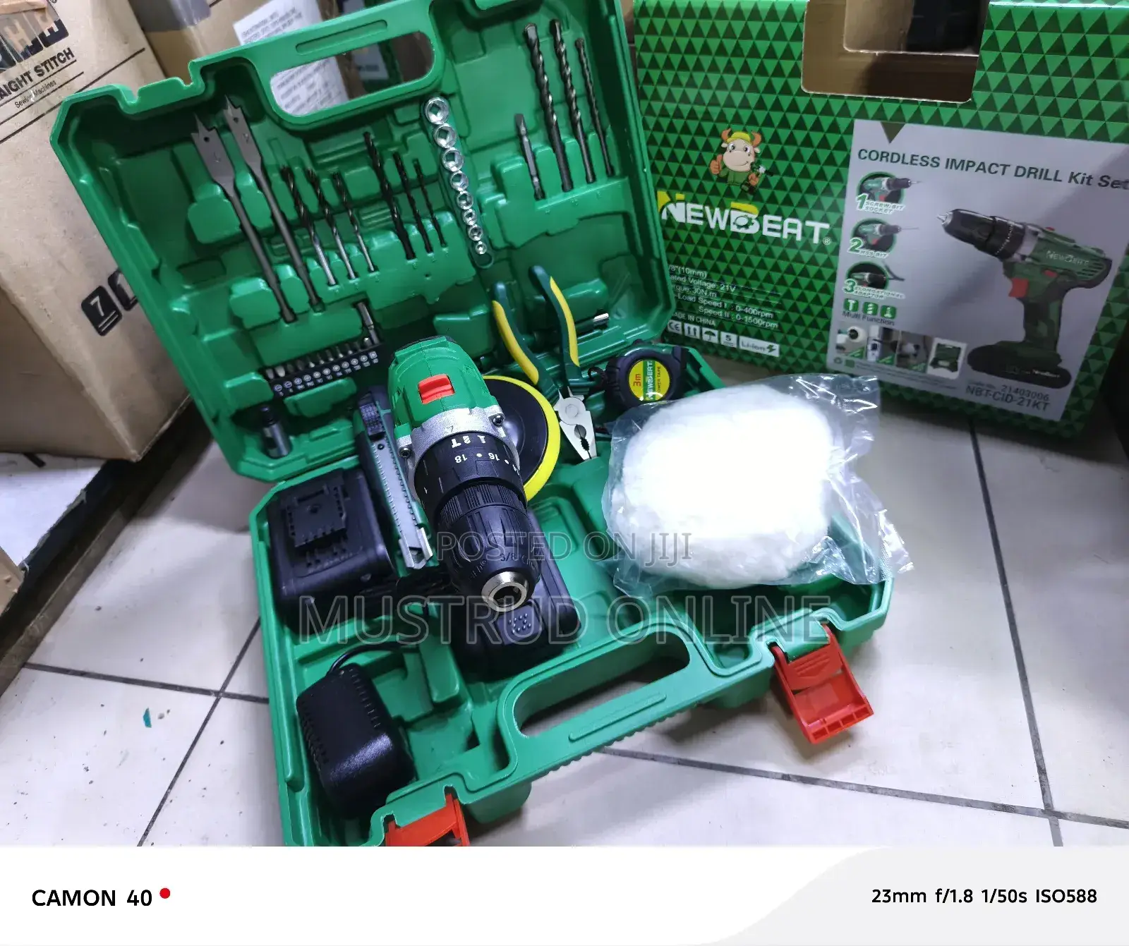 Newbeat 21v Cordless Drill and Impact Driver