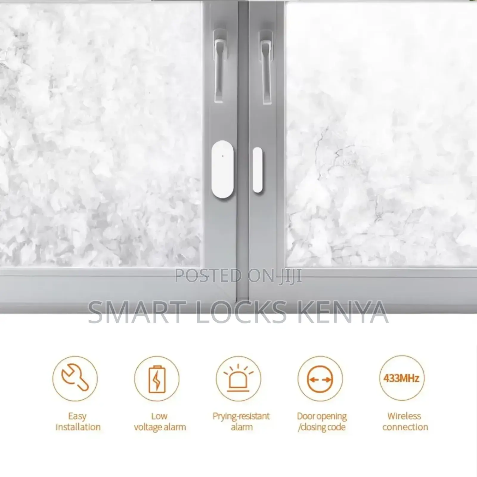 Magnetic 433mhz Wireless Window Door Sensor Wifi Magnetic Detector