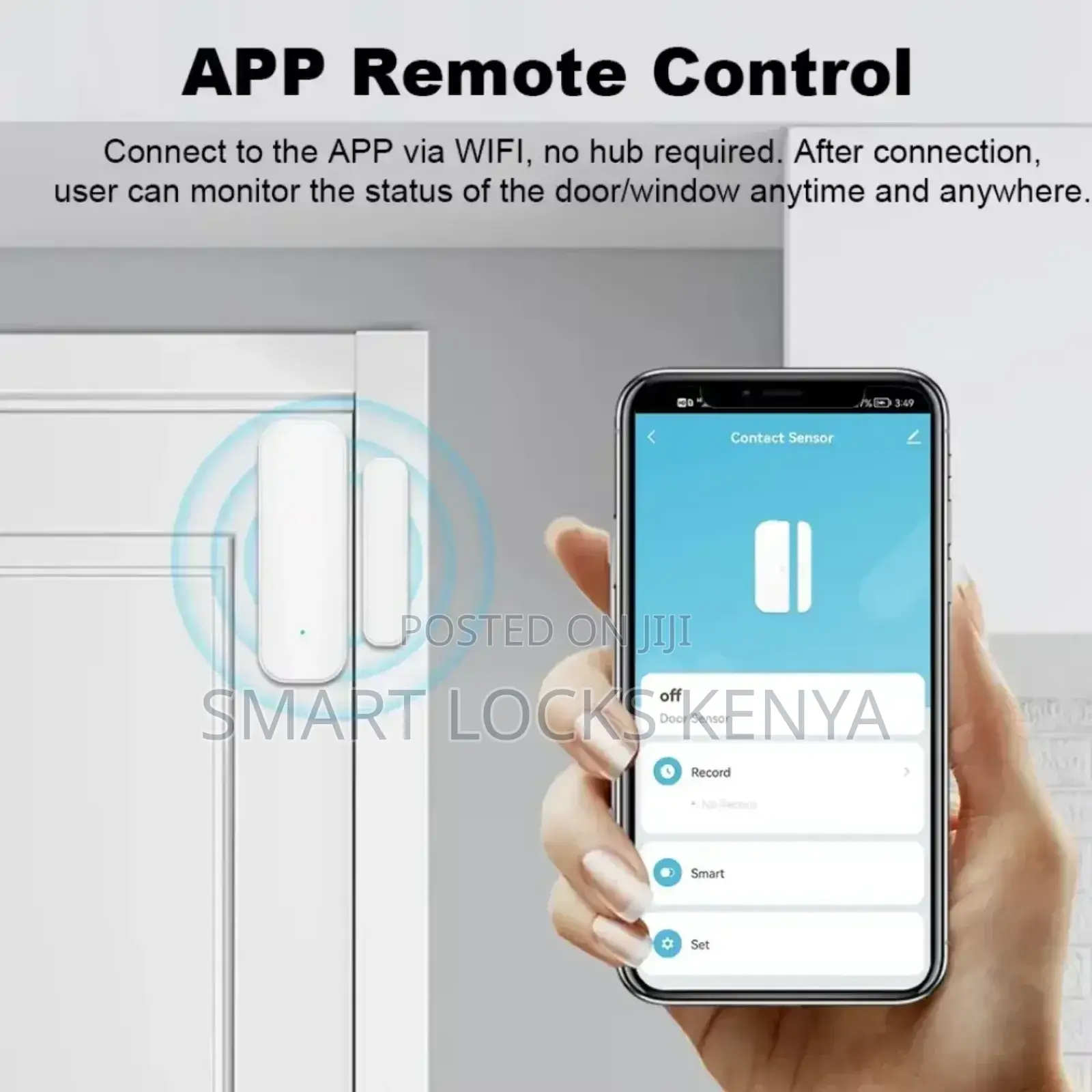 Wifi Window Door Sensor Door Open/Closed Detectors Ewelink App