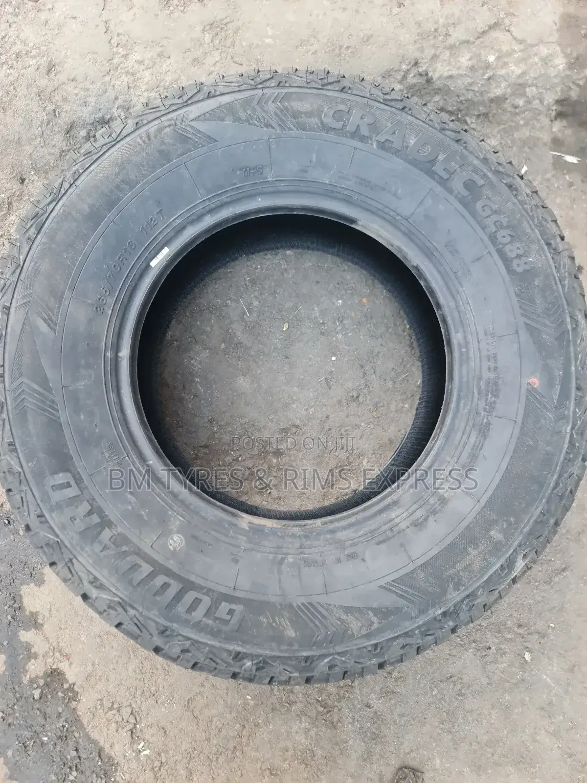 265 /70 R16 Goddard Tyres (All Terrrain)