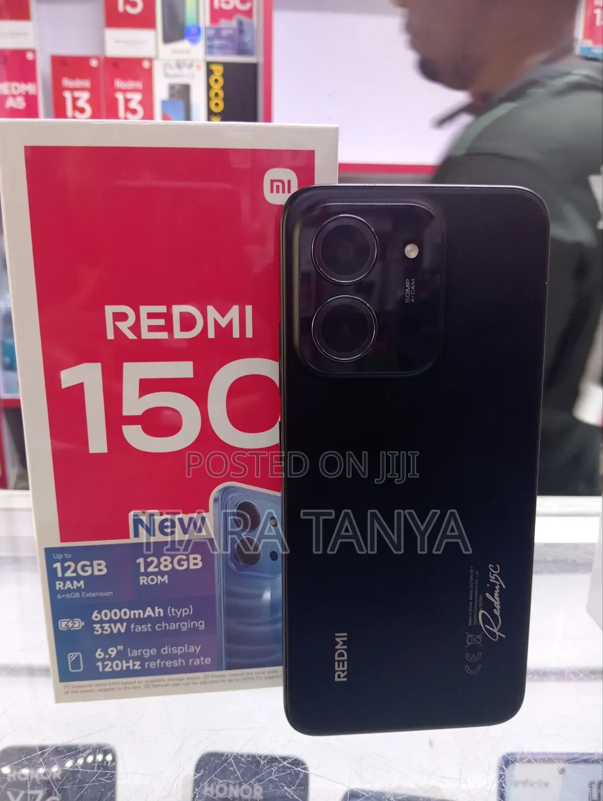 New Xiaomi Redmi 15C 4G 128 GB Black