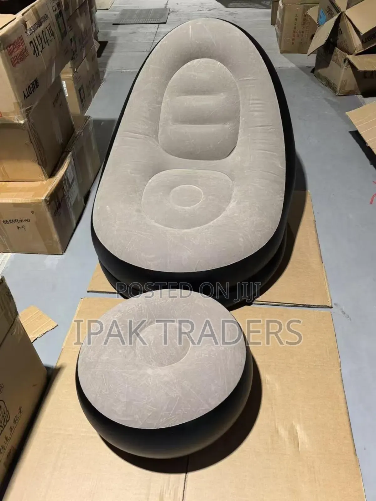 *Inflatable Deluxe Lounge Seat / Inflatable Seat With Foot Rest