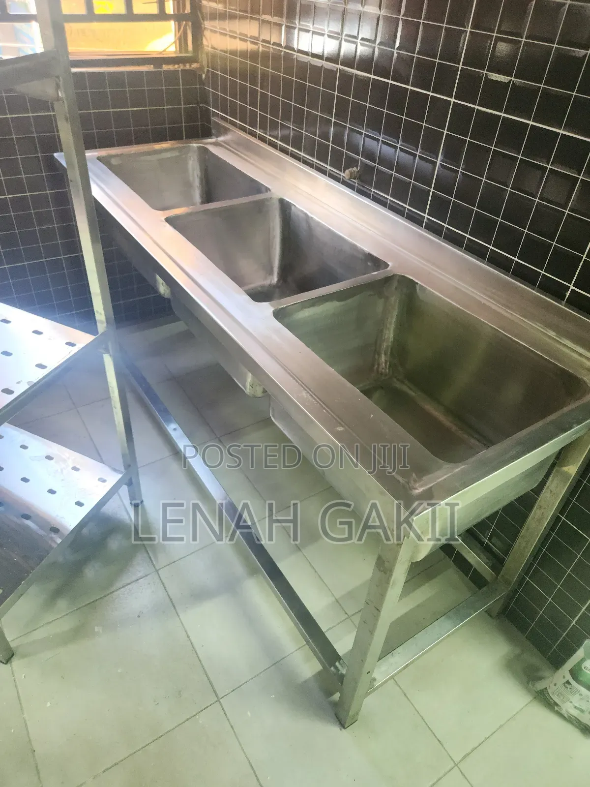 Stainless Steel Sink Tripple