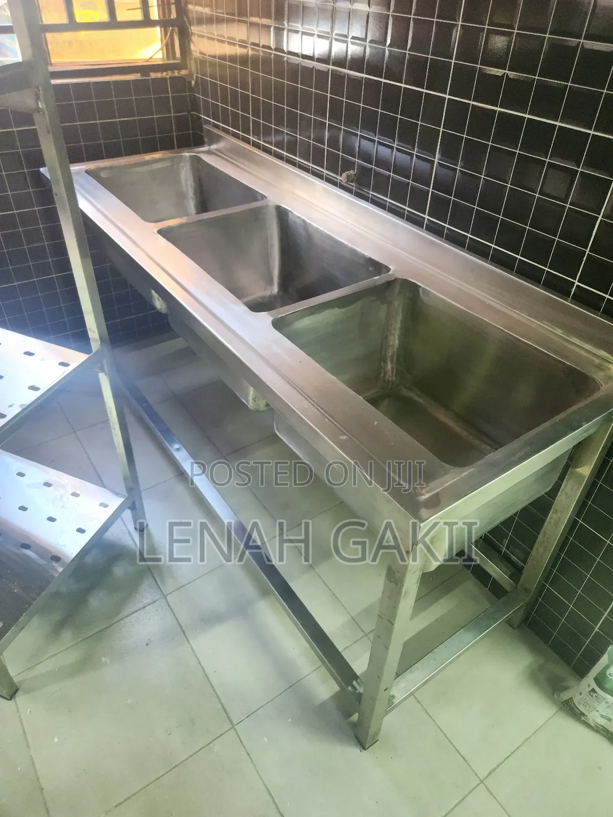 Stainless Steel Sink Tripple