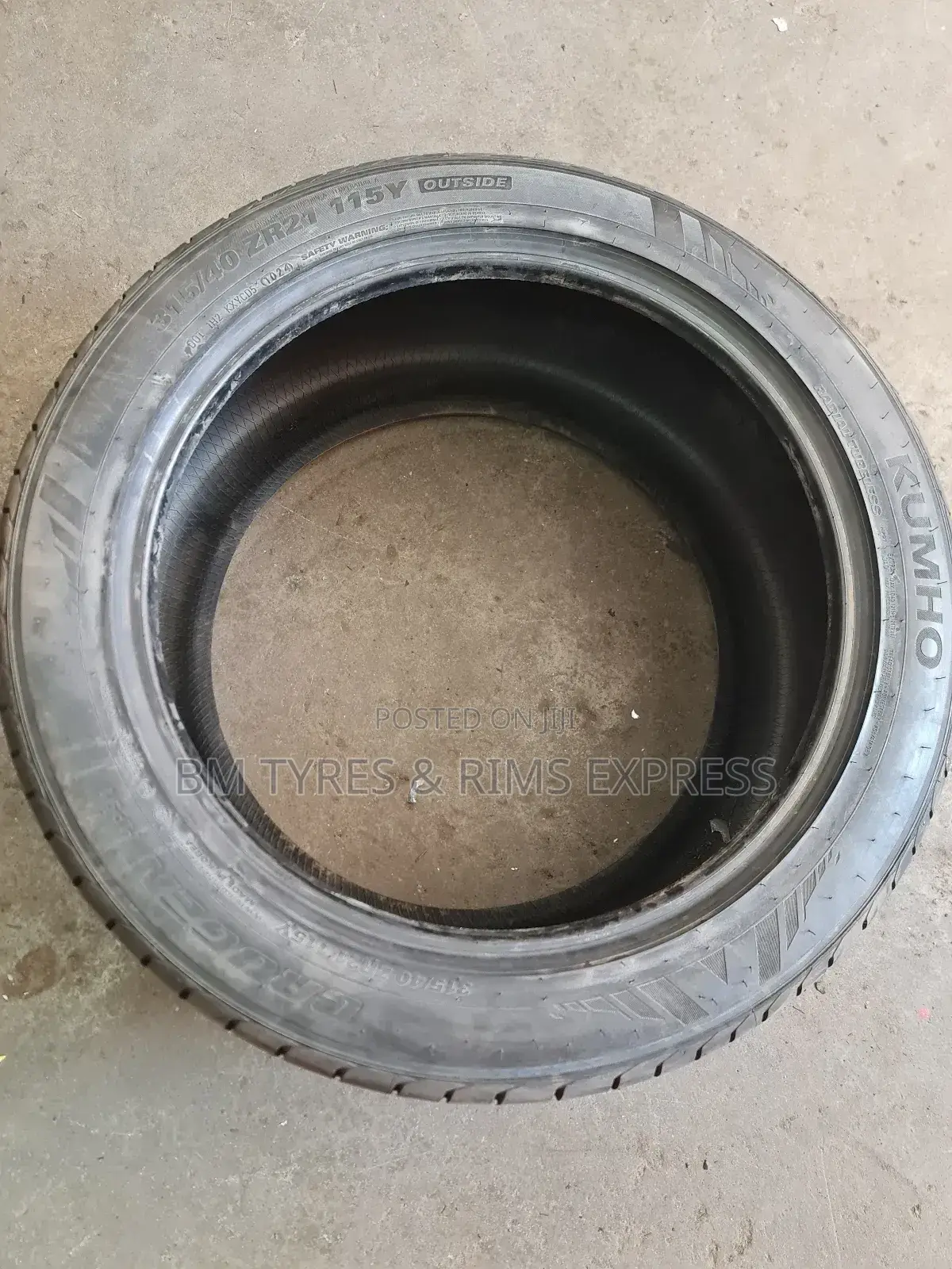 315 /40 R21 Khumo Tyres (Korea)