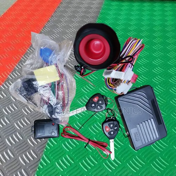 Universal Car Alarm System Kit With Flip Keys and Theft Protection
