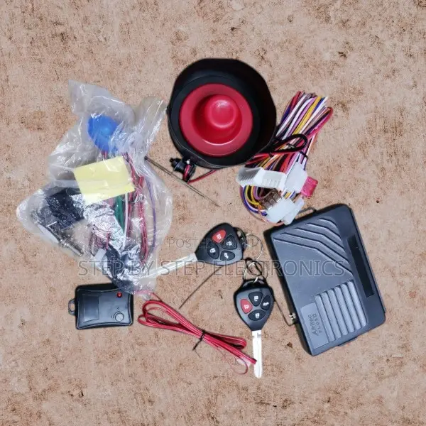 Advanced Anti-Theft Car Alarm System With Flip Key Remotes