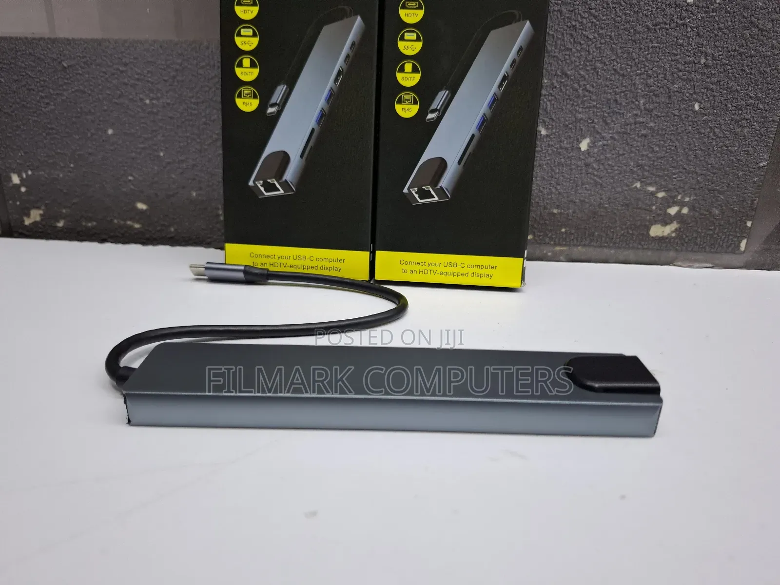 Type C To Hdtv 8 In 1 Adapter Hdmi Pd 2 Usb Sd Tf Rj45