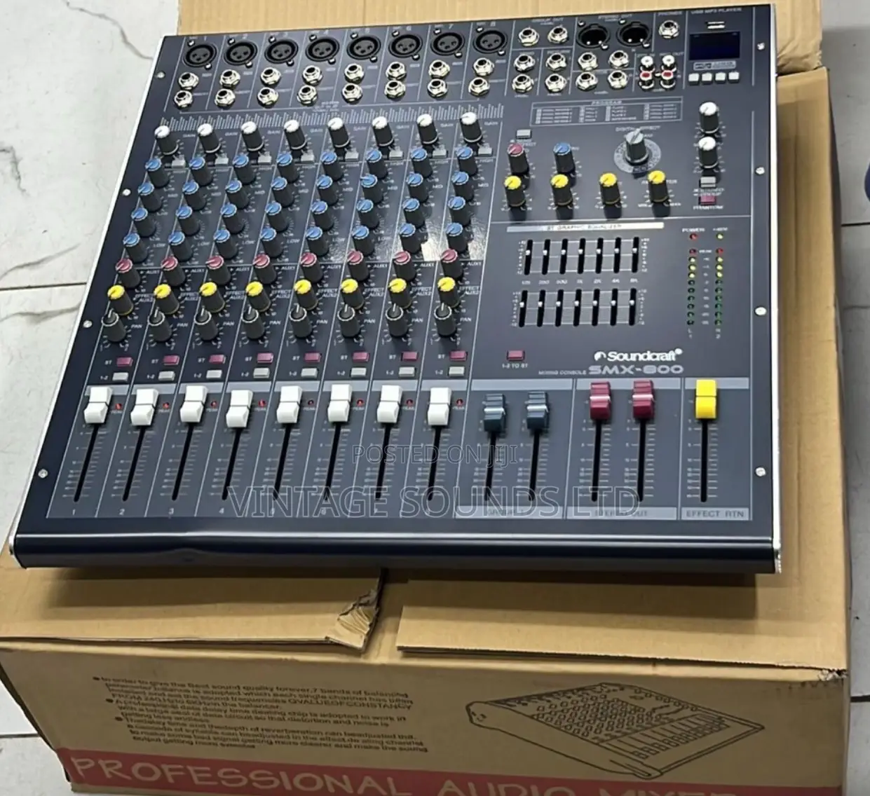 Soundcraft Smx800 Usb Bluetooth Mixer Console ( 8 Channels )