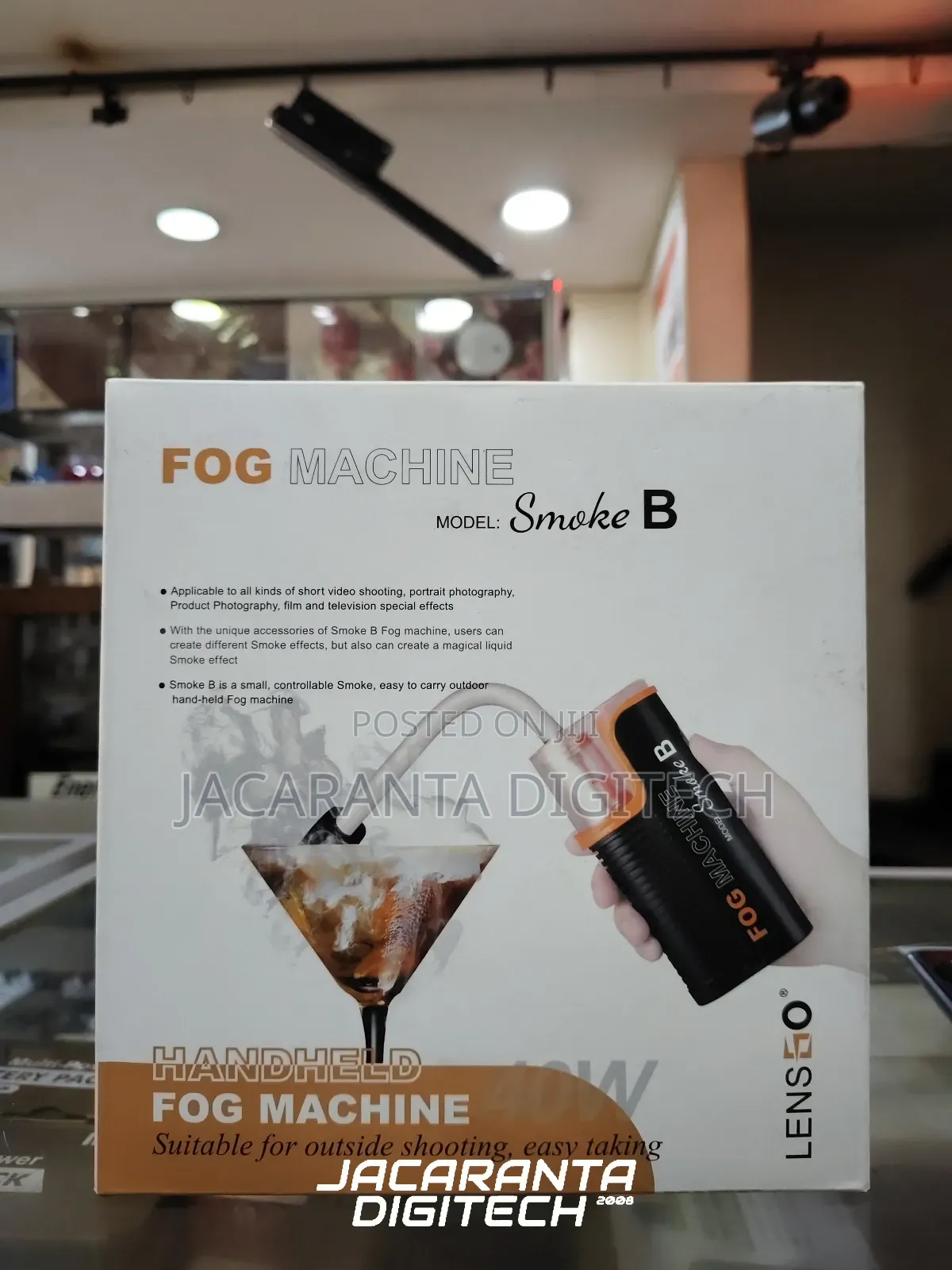 Lensgo Smoke B All-in-One Handheld Mini Fog Machine (40w)