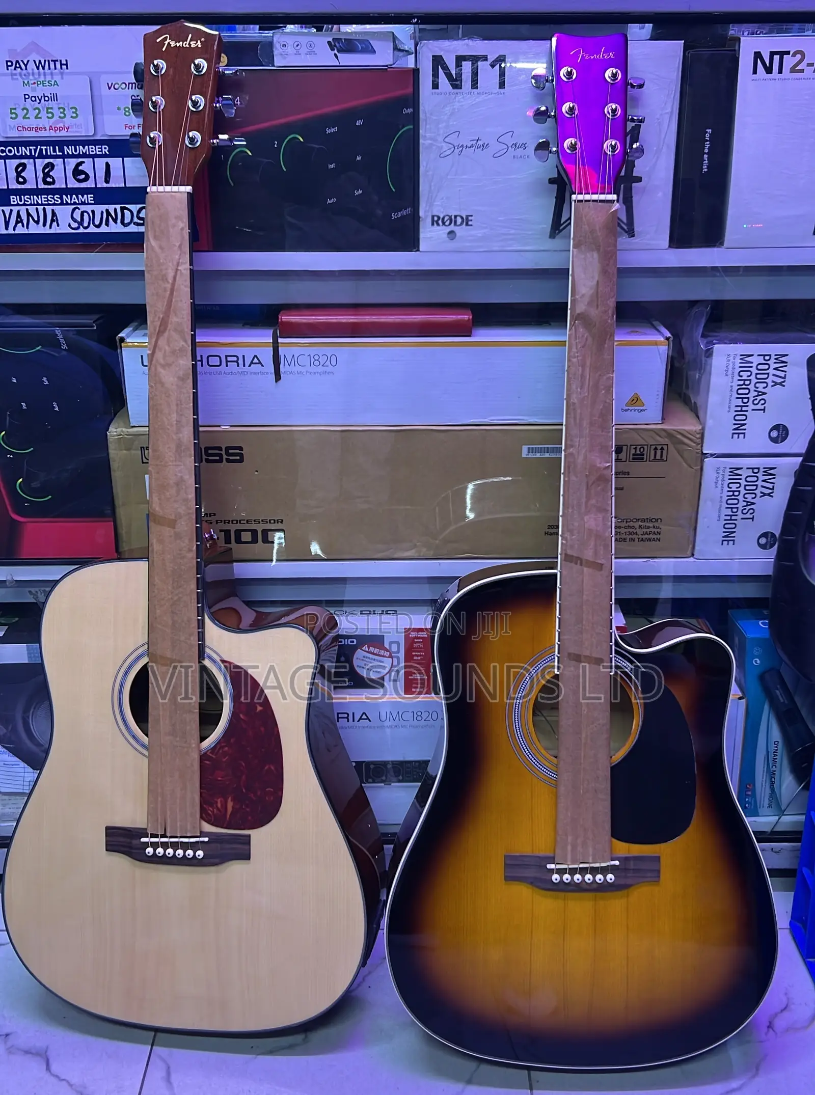 41inch Fender Semi Acoustic Guitar ( Different Colors)