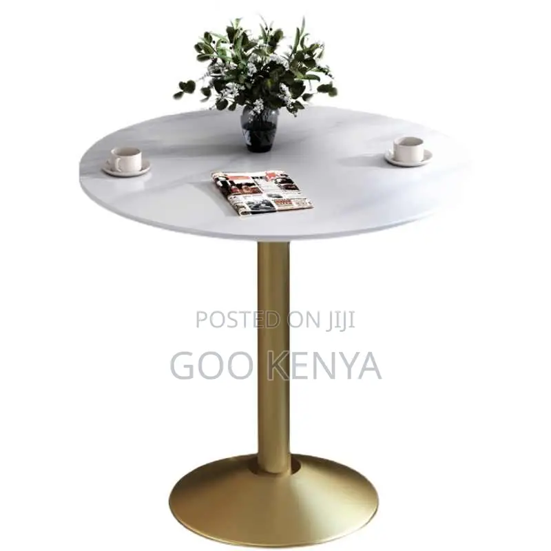 Home Table; Round Premium Wooden Dining Table for Outdoor Use