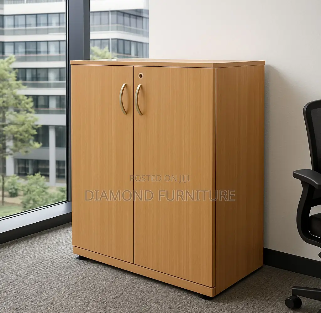 2-Door Wooden Office Storage Cabinet Credenza