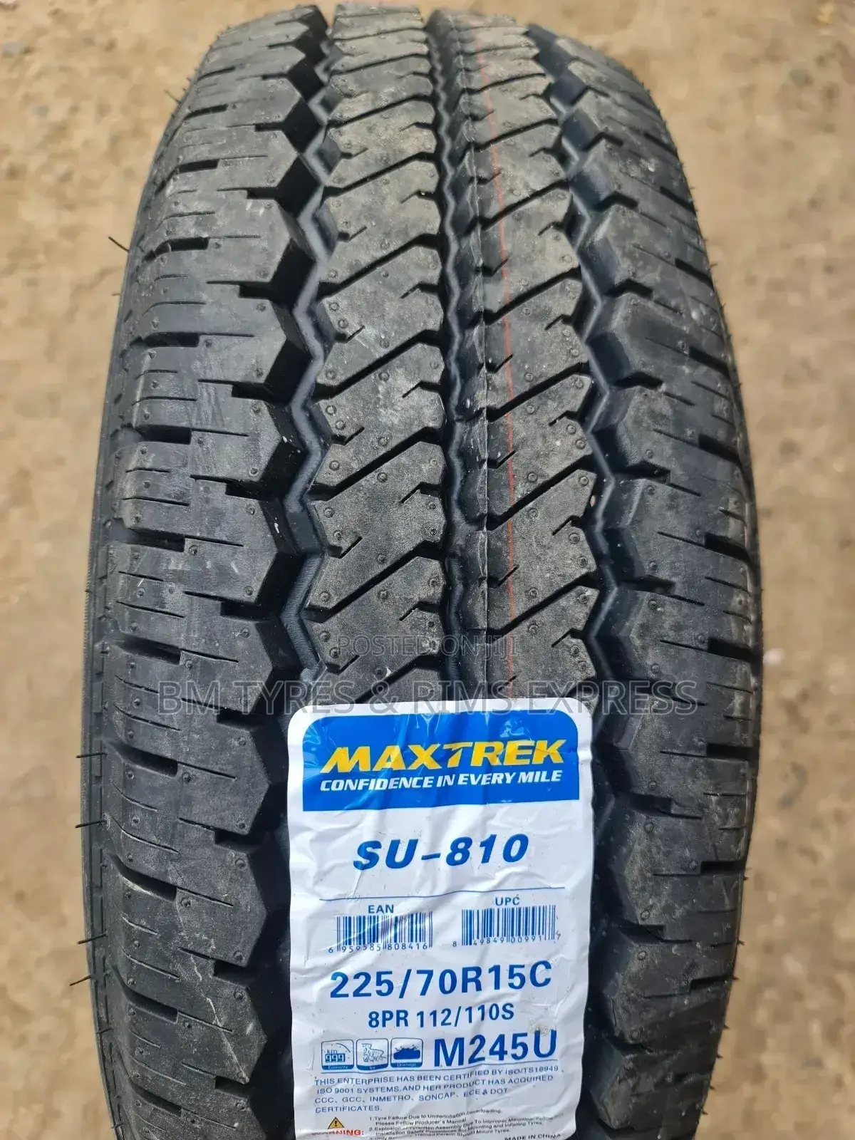 225 /70 R15 Maxtrek Tyres (Commercial)