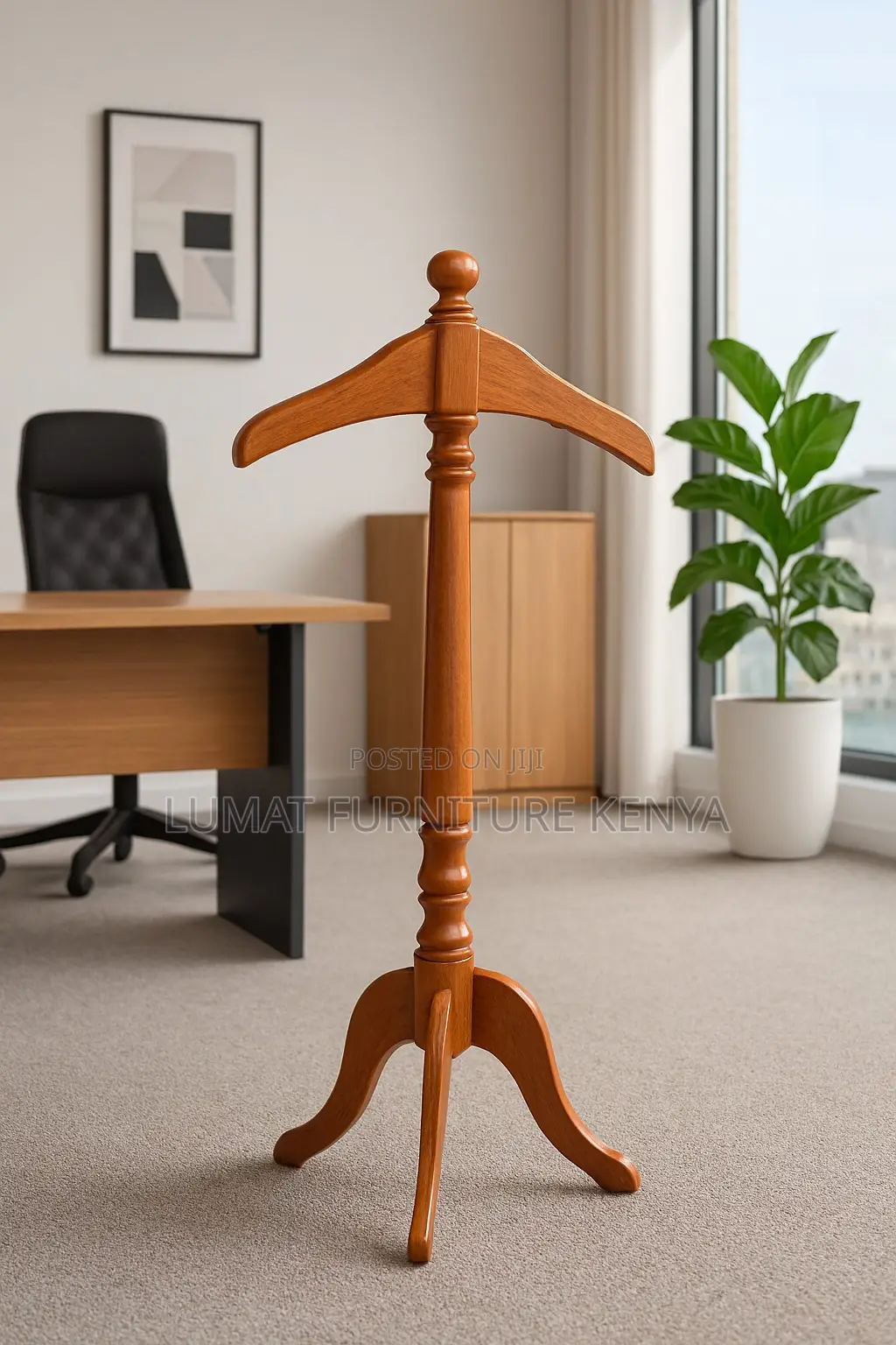 Wooden Office Coat Hanger