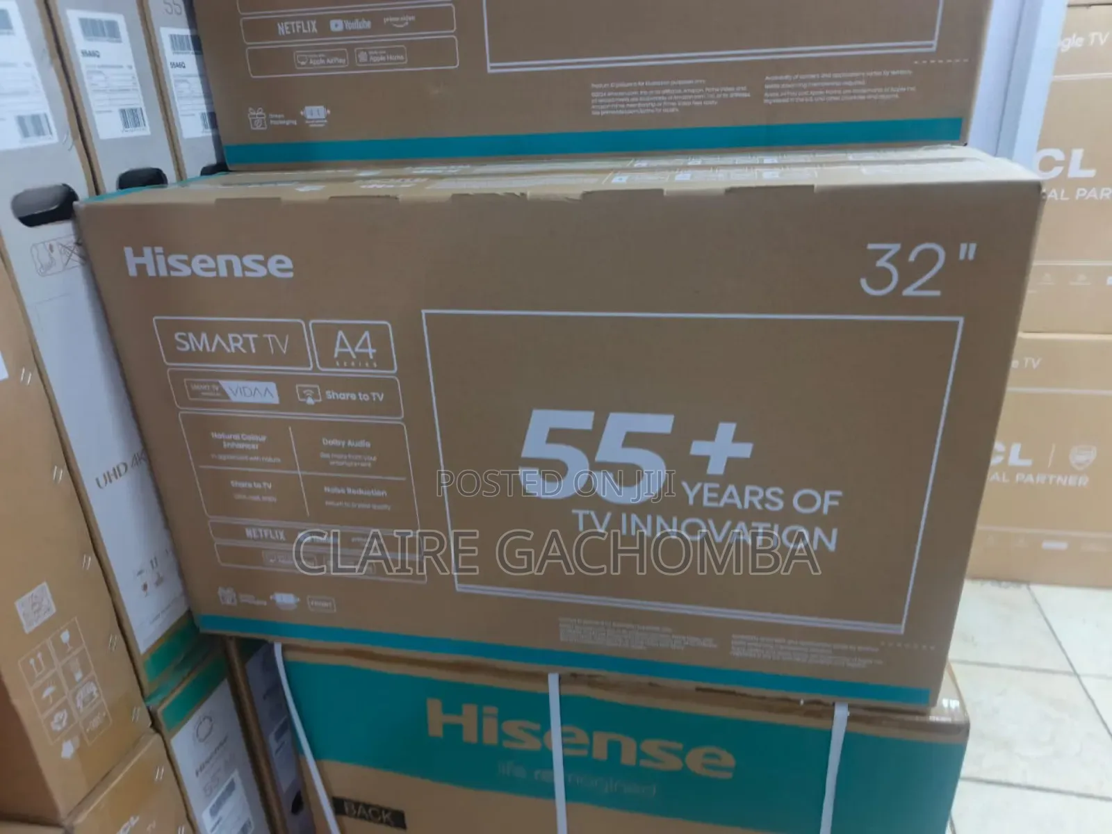 Hisense 55a6n,55" Inch Ultra Hd Smart Tv, Netflix, Bluetooth