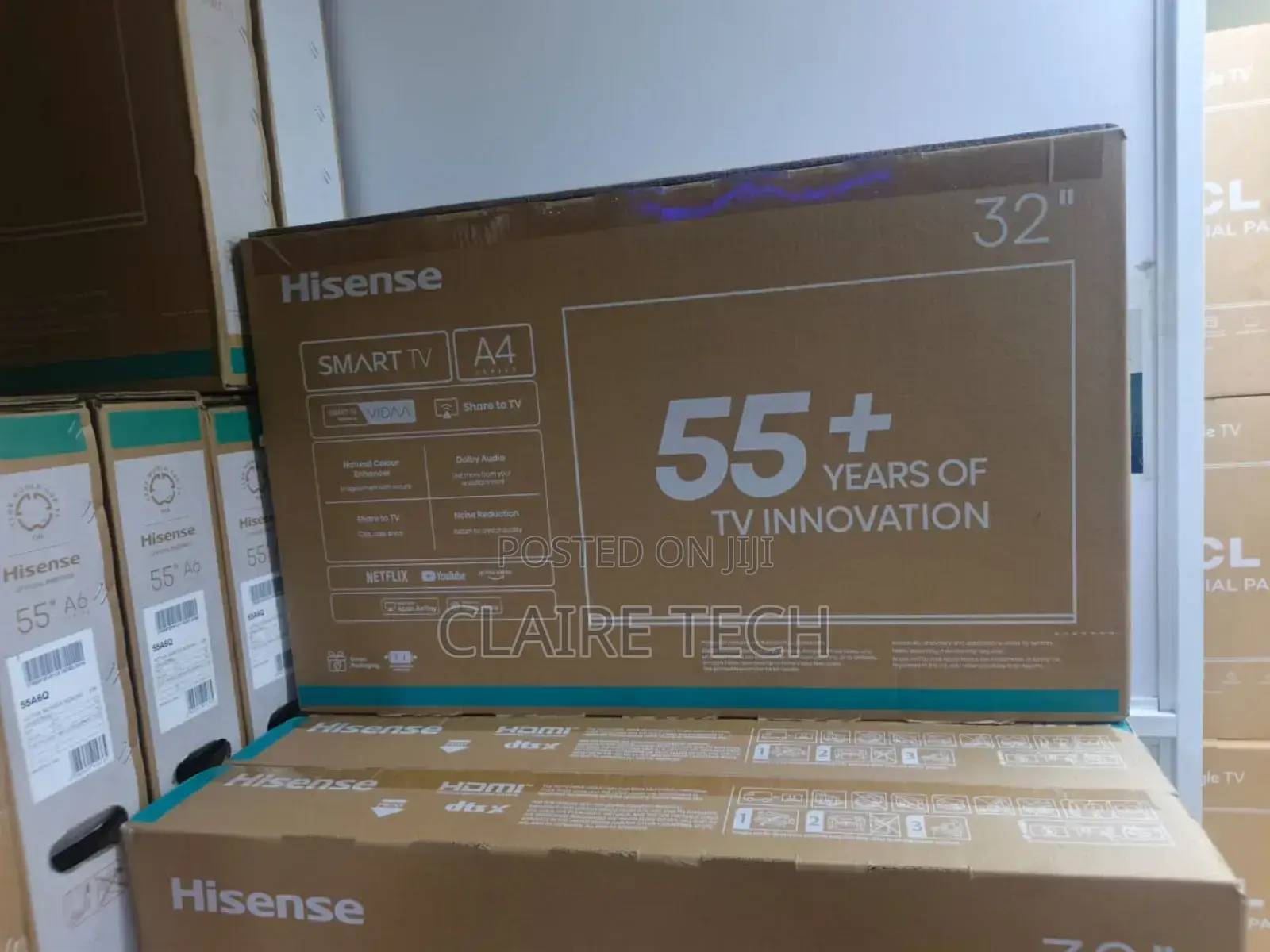 Hisense 55” Ultra Hd Smart Tv Ultra Hd Android Tv