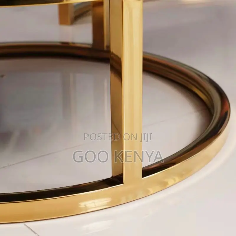 Home Table; Modern Wood-Style Coffee and Entertainment Table Set
